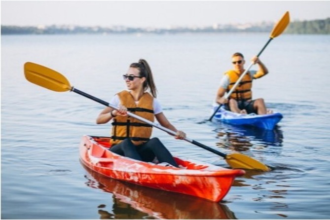 Kayak Sport with Drone